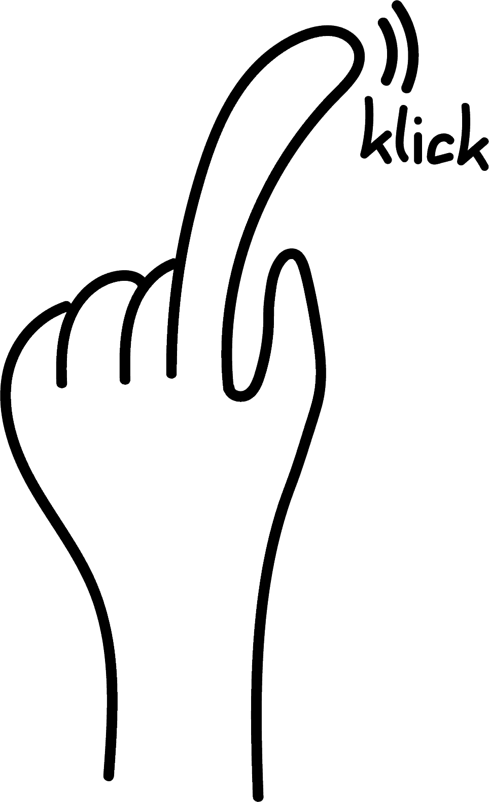 Zeigefinger-klick